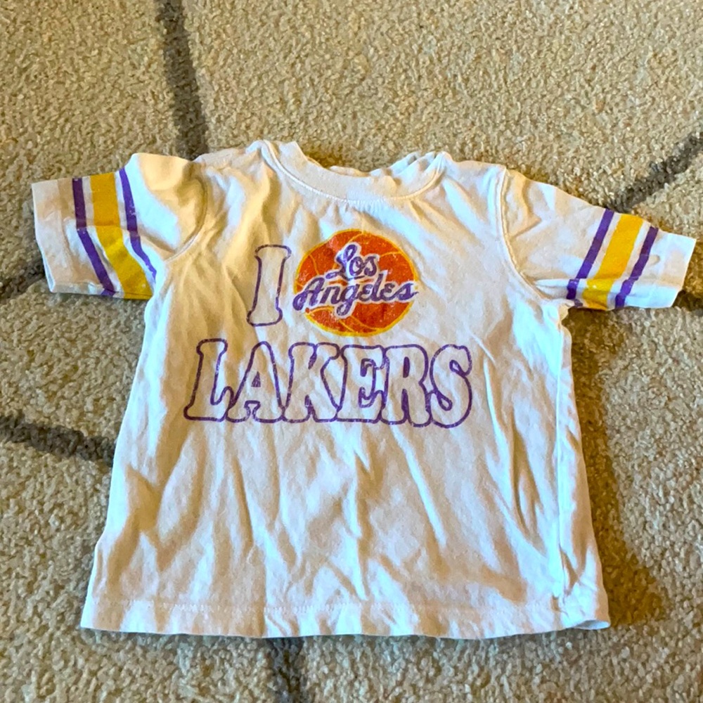 Vintage Graphic Tee for kids Los Angeles Lakers